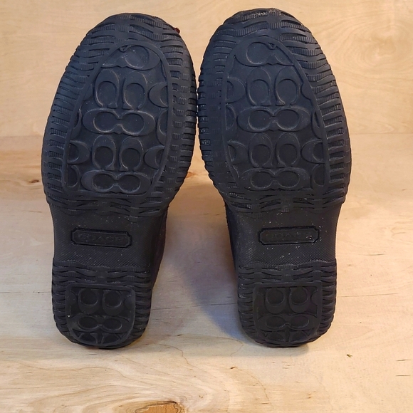 Coach Sherman Signature Brown Suede Chestnut Womens Boots - Picture 8 of 10